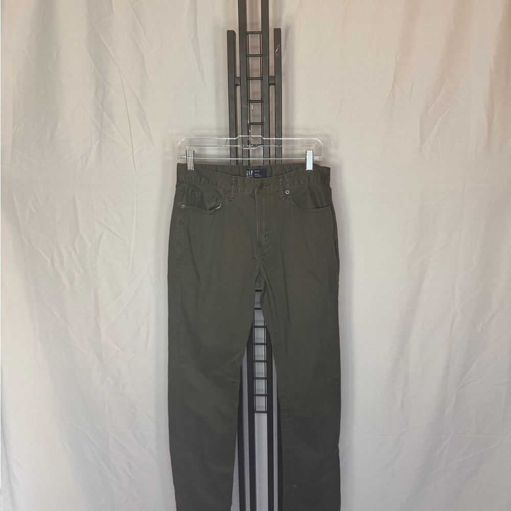 GAP Men's Dark Green Chinos
